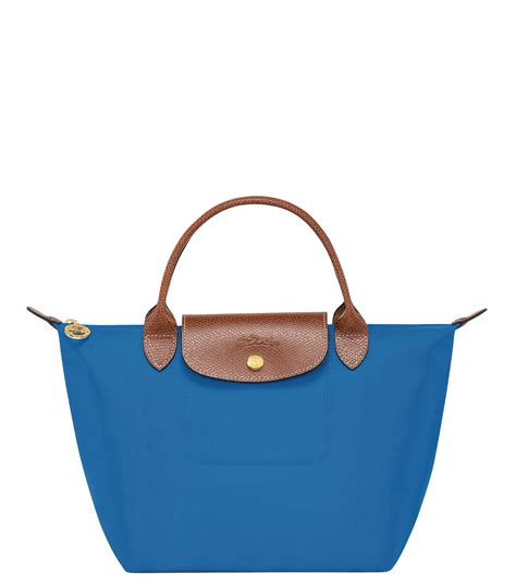 bolso azul longchamp.